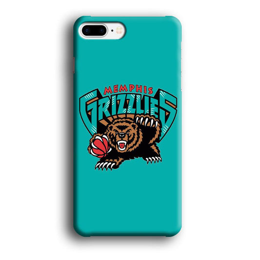 NBA Memphis Grizzlies Basketball 002 iPhone 8 Plus Case-Plastic / Full Wrap (3D Case)-Xtracase