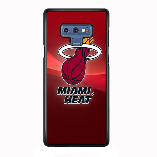 NBA Miami Heat Basketball 001 Samsung Galaxy Note 9 Case-Plastic / Full Wrap (3D Case)-Xtracase