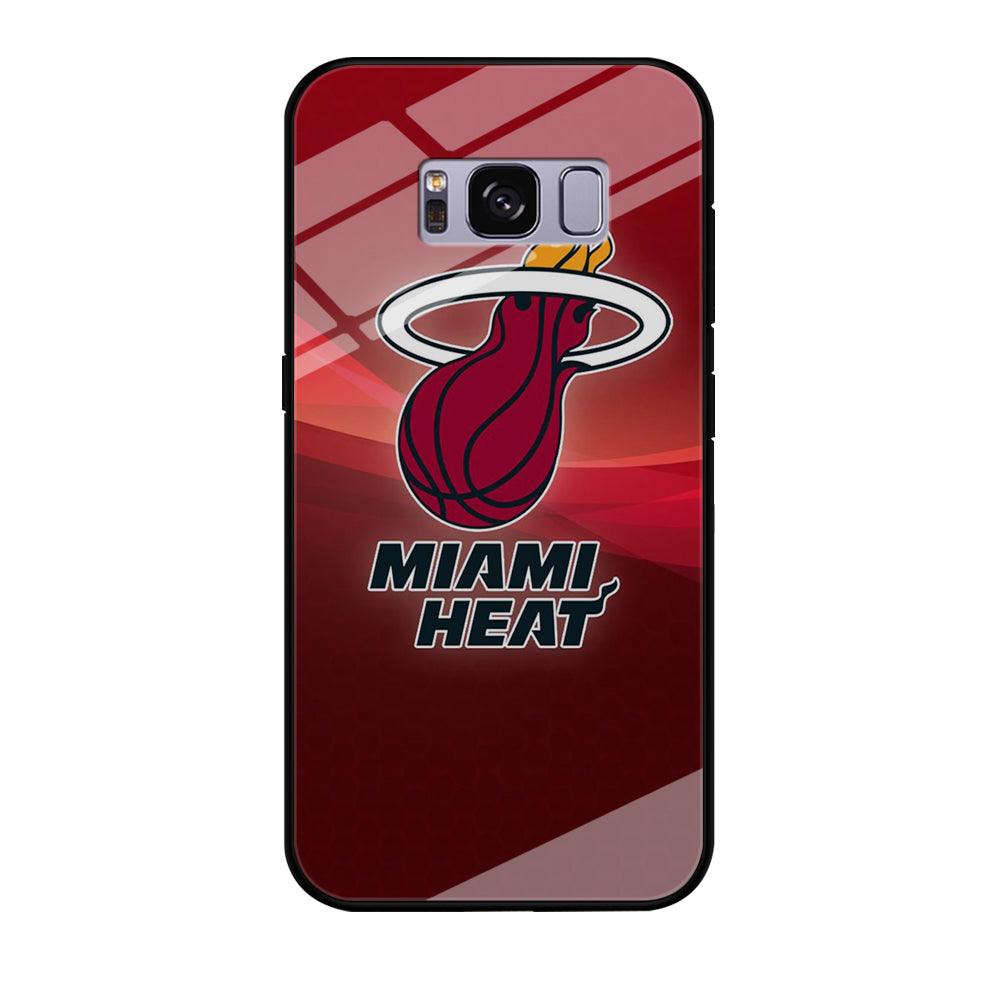 NBA Miami Heat Basketball 001 Samsung Galaxy S8 Case-Tempered Glass Case-Xtracase