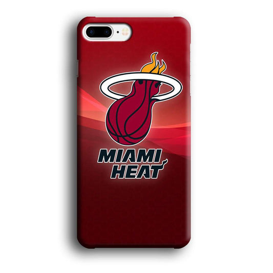 NBA Miami Heat Basketball 001 iPhone 7 Plus Case-Plastic / Full Wrap (3D Case)-Xtracase