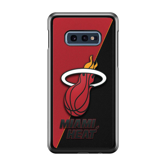 NBA Miami Heat Basketball 002 Samsung Galaxy S10E Case-Plastic / Full Wrap (3D Case)-Xtracase