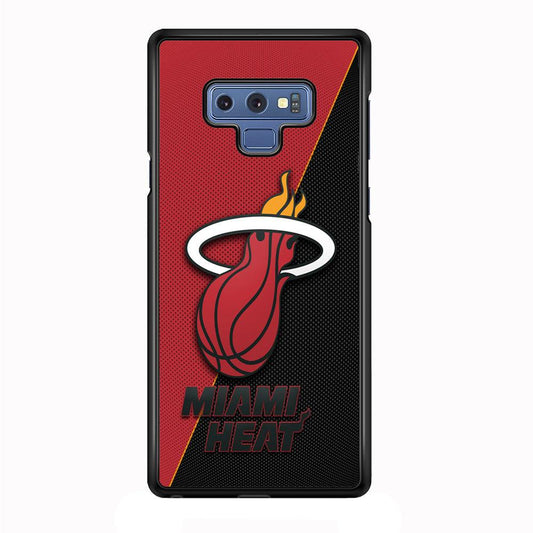 NBA Miami Heat Basketball 002 Samsung Galaxy Note 9 Case-Plastic / Full Wrap (3D Case)-Xtracase