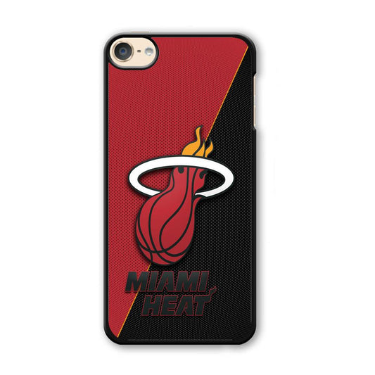 NBA Miami Heat Basketball 002 iPod Touch 6 Case-Plastic / Full Wrap (3D Case)-Xtracase
