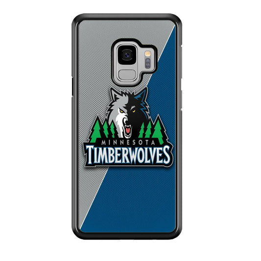 NBA Minnesota Timberwolves Basketball 001 Samsung Galaxy S9 Case-Plastic / Full Wrap (3D Case)-Xtracase
