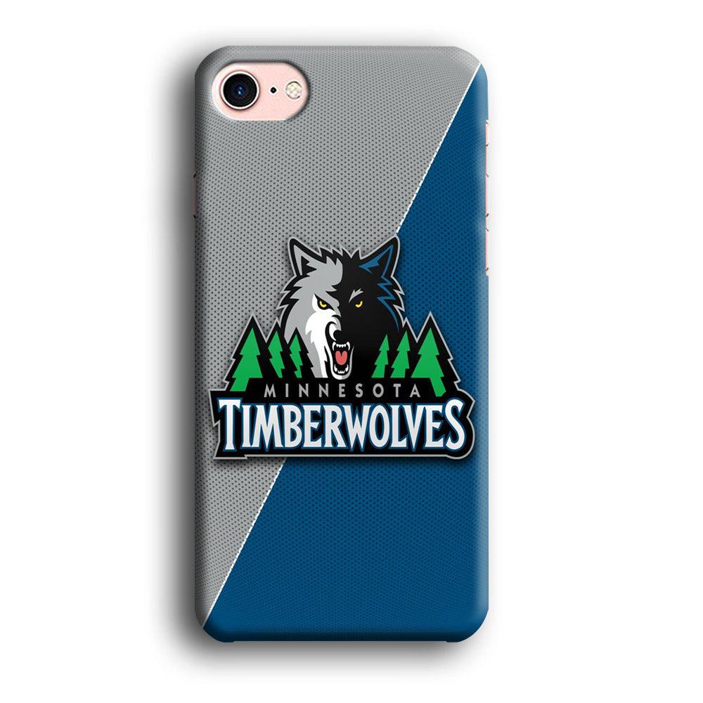 NBA Minnesota Timberwolves Basketball 001 iPhone SE 2020 Case-Plastic / Full Wrap (3D Case)-Xtracase