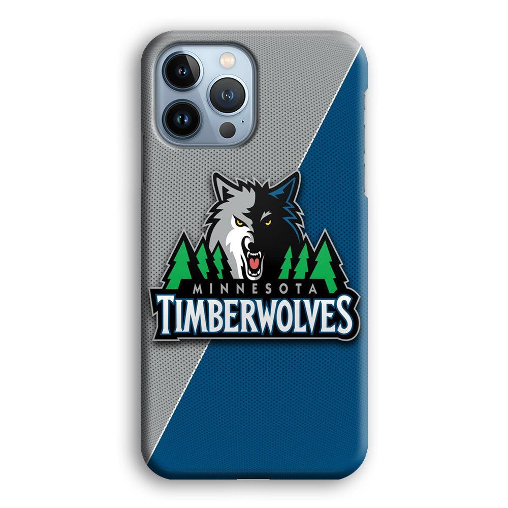 NBA Minnesota Timberwolves Basketball 001 iPhone 13 Pro Case-Plastic / Full Wrap (3D Case)-Xtracase