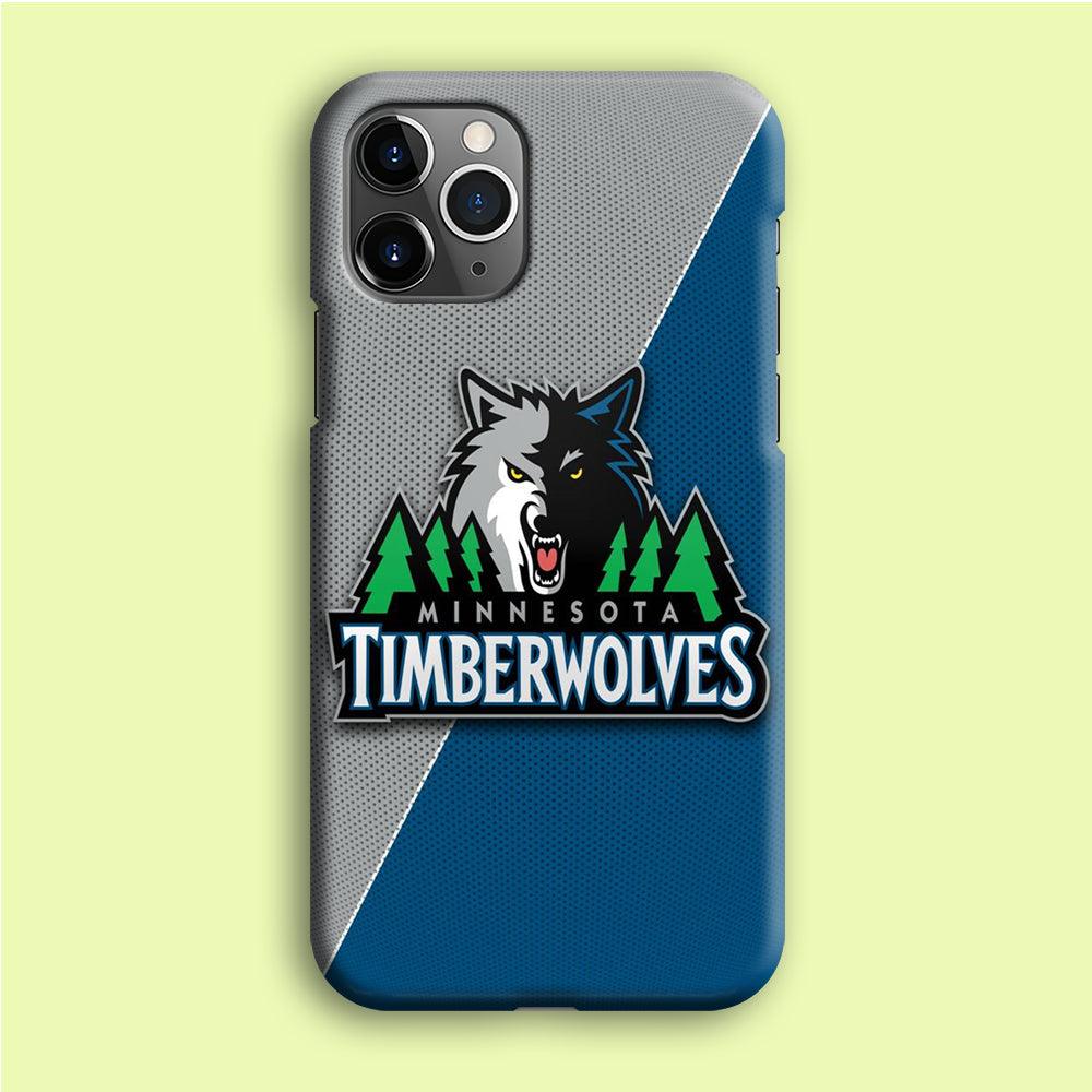 NBA Minnesota Timberwolves Basketball 001 iPhone 12 Pro Max Case-Plastic / Full Wrap (3D Case)-Xtracase