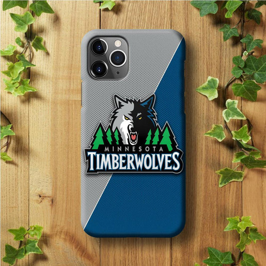 NBA Minnesota Timberwolves Basketball 001 iPhone 11 Pro Max Case-Plastic / Full Wrap (3D Case)-Xtracase