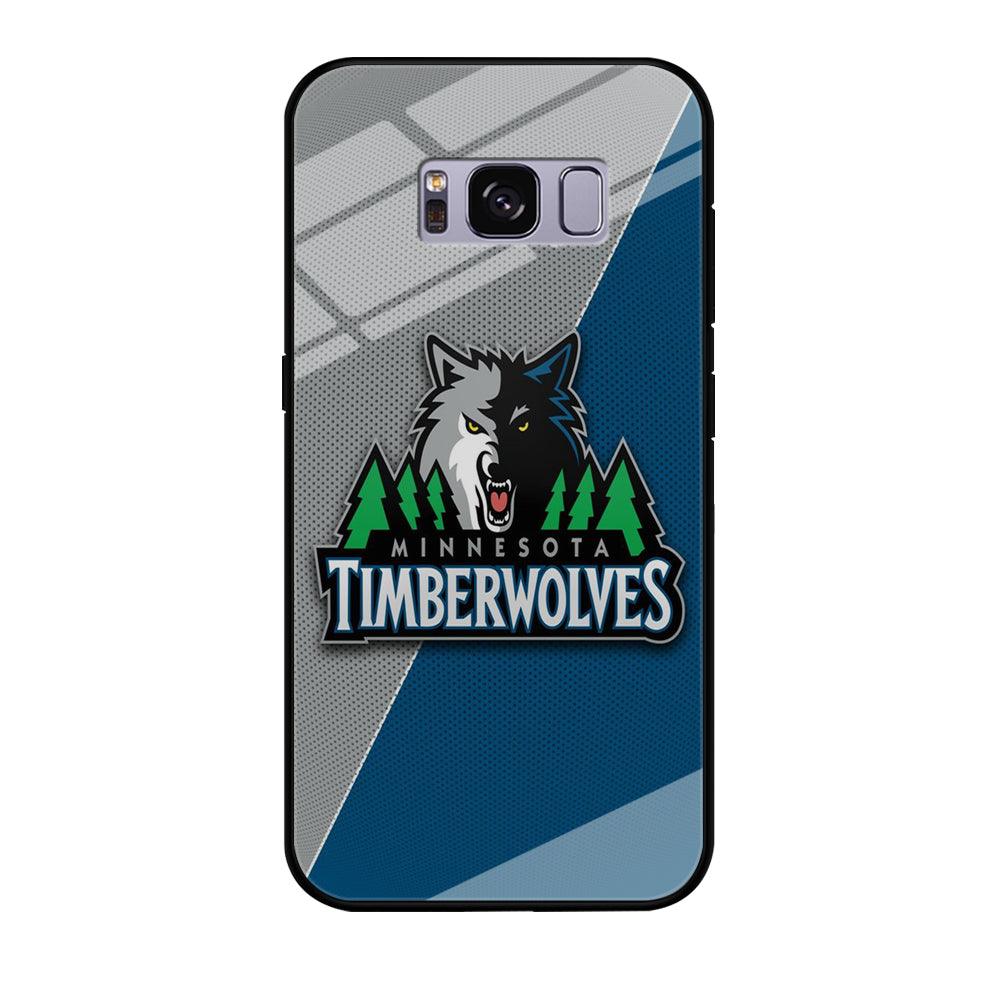 NBA Minnesota Timberwolves Basketball 001 Samsung Galaxy S8 Case-Tempered Glass Case-Xtracase