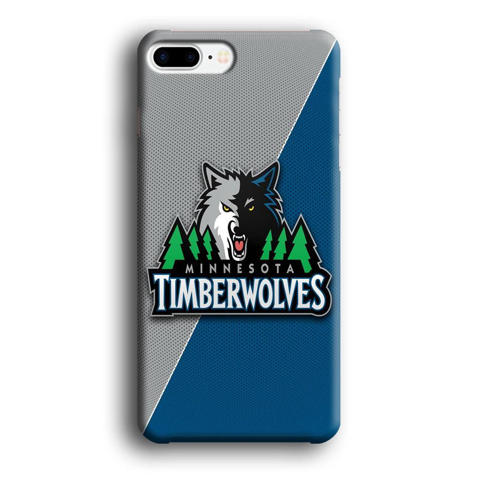 NBA Minnesota Timberwolves Basketball 001 iPhone 7 Plus Case-Plastic / Full Wrap (3D Case)-Xtracase