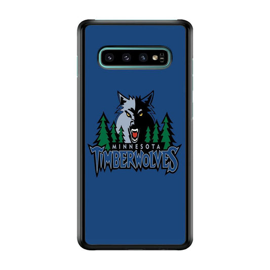 NBA Minnesota Timberwolves Basketball 002 Samsung Galaxy S10 Plus Case-Plastic / Full Wrap (3D Case)-Xtracase