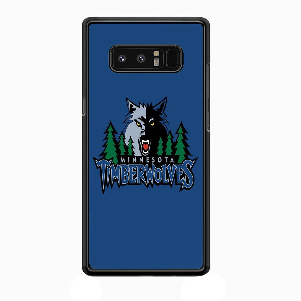 NBA Minnesota Timberwolves Basketball 002 Samsung Galaxy Note 8 Case-Plastic / Full Wrap (3D Case)-Xtracase