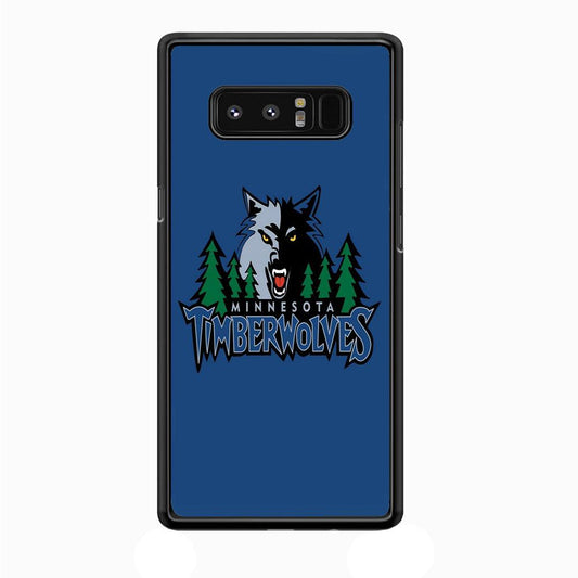 NBA Minnesota Timberwolves Basketball 002 Samsung Galaxy Note 8 Case-Plastic / Full Wrap (3D Case)-Xtracase