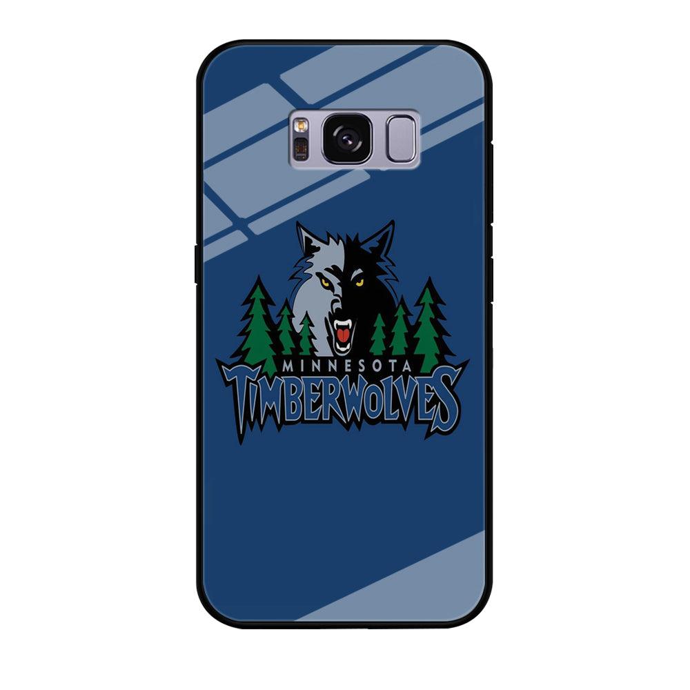 NBA Minnesota Timberwolves Basketball 002 Samsung Galaxy S8 Case-Tempered Glass Case-Xtracase