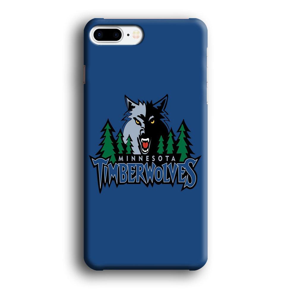 NBA Minnesota Timberwolves Basketball 002 iPhone 8 Plus Case-Plastic / Full Wrap (3D Case)-Xtracase