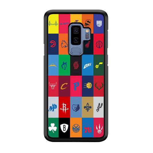 NBA Team Logos Samsung Galaxy S9 Plus Case-Plastic / Full Wrap (3D Case)-Xtracase
