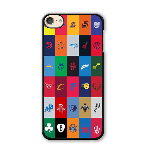 NBA Team Logos iPod Touch 6 Case-Plastic / Full Wrap (3D Case)-Xtracase