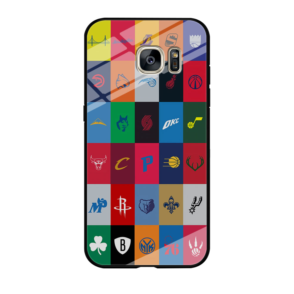 NBA Team Logos Samsung Galaxy S7 Case