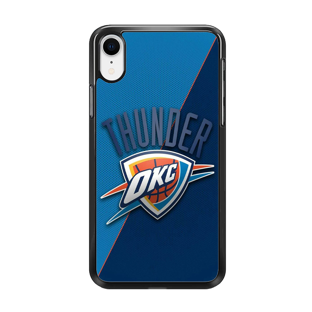 NBA Thunder Basketball 001 iPhone XR Case