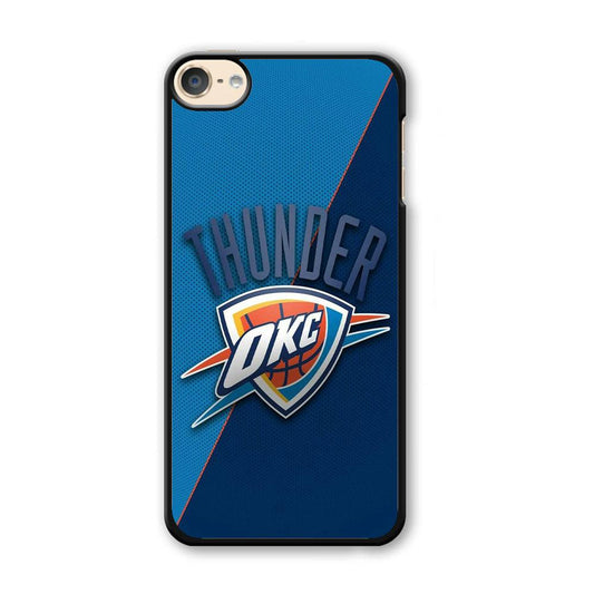 NBA Thunder Basketball 001 iPod Touch 6 Case-Plastic / Full Wrap (3D Case)-Xtracase