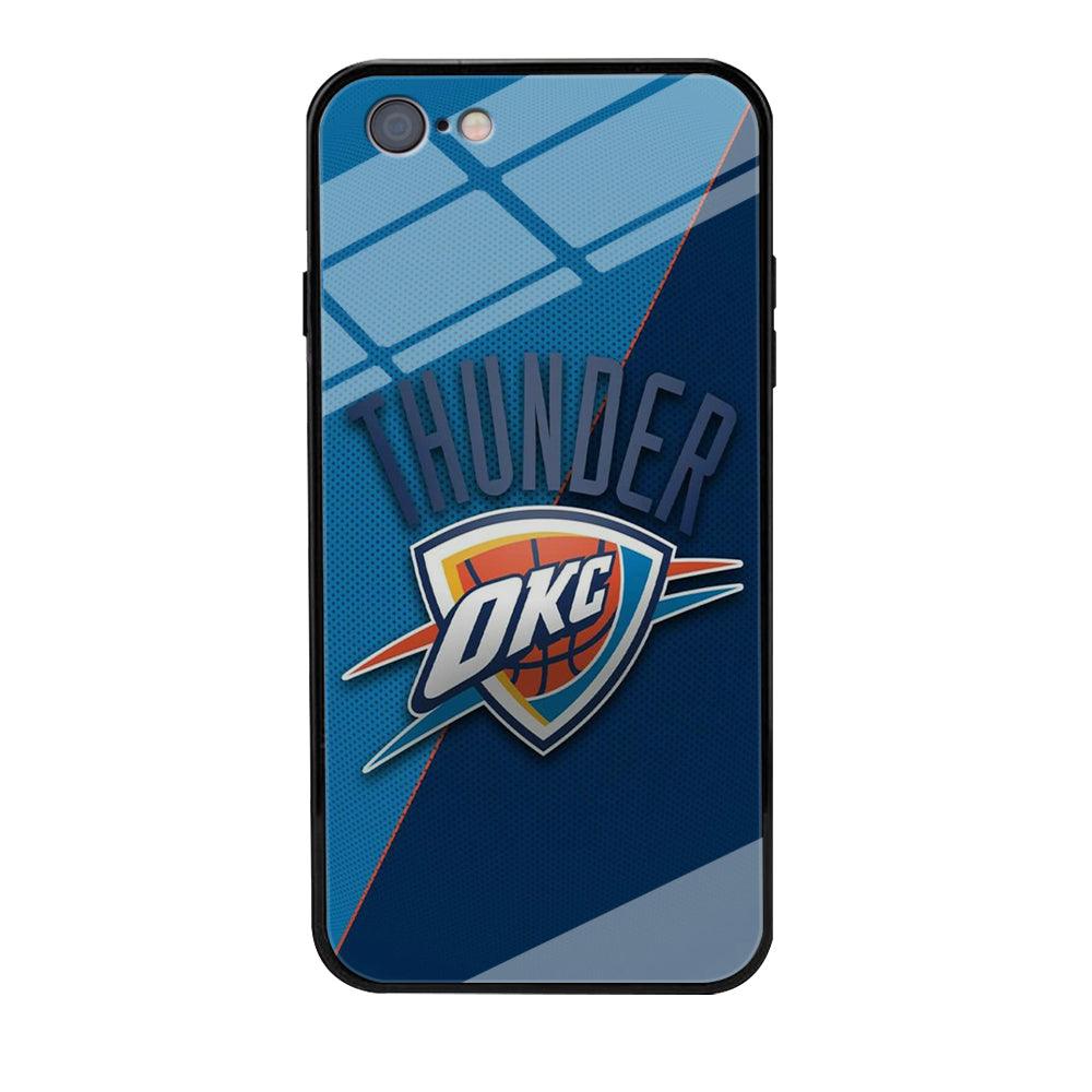 NBA Thunder Basketball 001 iPhone 6 Plus | 6s Plus Case-Tempered Glass Case-Xtracase