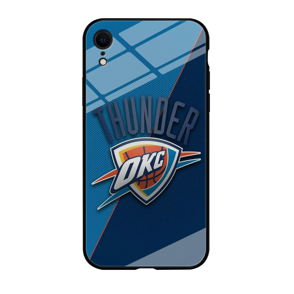 NBA Thunder Basketball 001 iPhone XR Case