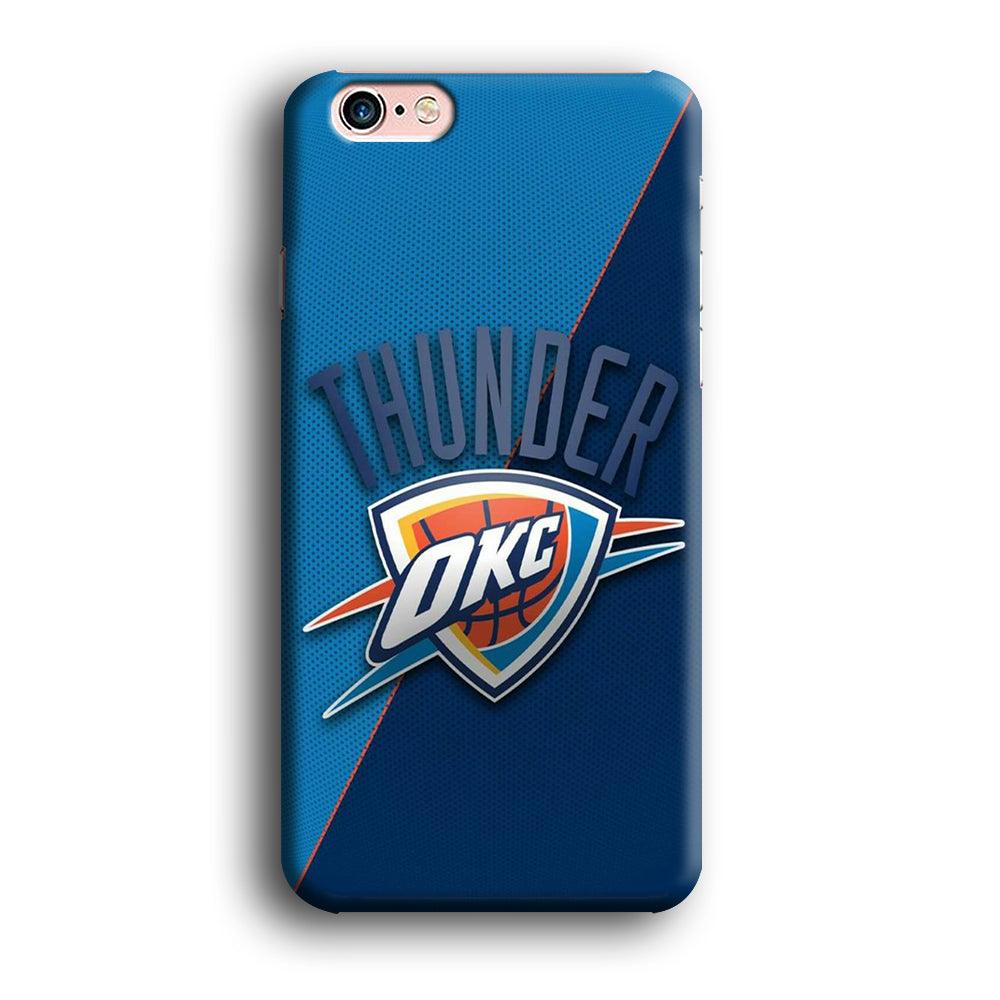 NBA Thunder Basketball 001 iPhone 6 Plus | 6s Plus Case-Plastic / Full Wrap (3D Case)-Xtracase