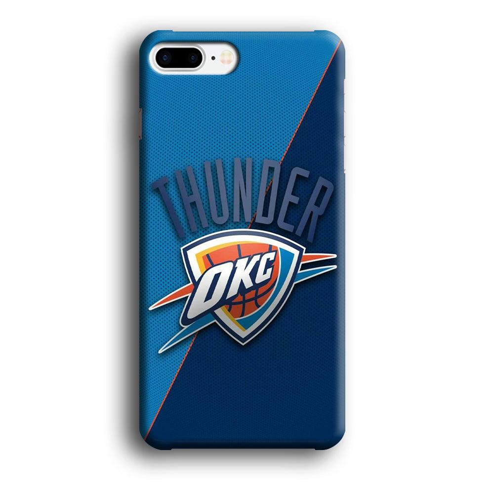 NBA Thunder Basketball 001 iPhone 7 Plus Case-Plastic / Full Wrap (3D Case)-Xtracase