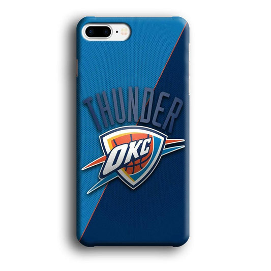 NBA Thunder Basketball 001 iPhone 7 Plus Case-Plastic / Full Wrap (3D Case)-Xtracase