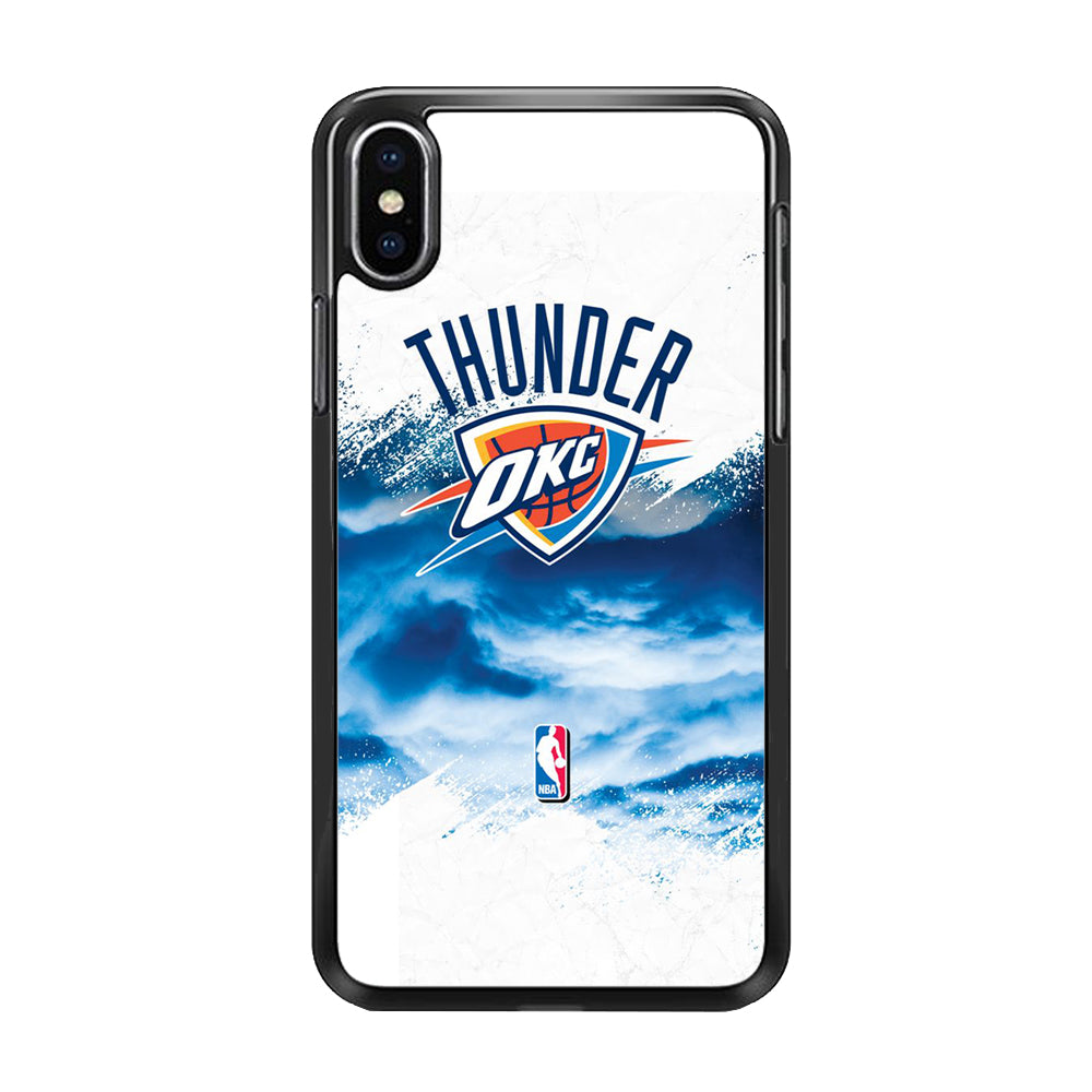 NBA Thunder Basketball 002 iPhone X Case