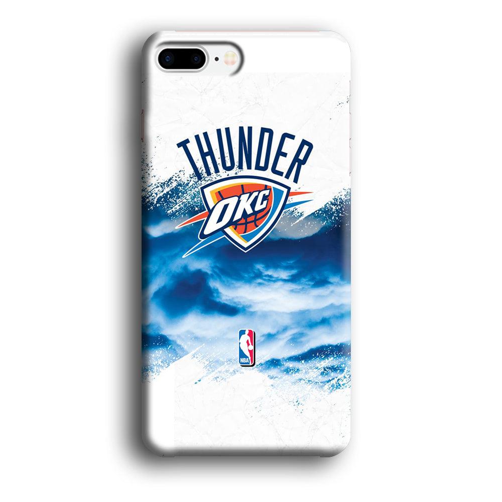 NBA Thunder Basketball 002 iPhone 7 Plus Case-Plastic / Full Wrap (3D Case)-Xtracase