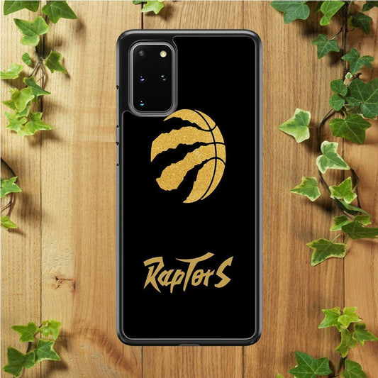 NBA Toronto Raptors Basketball 001 Samsung Galaxy S20 Plus Case-Rubber / Black (2D Case)-Xtracase