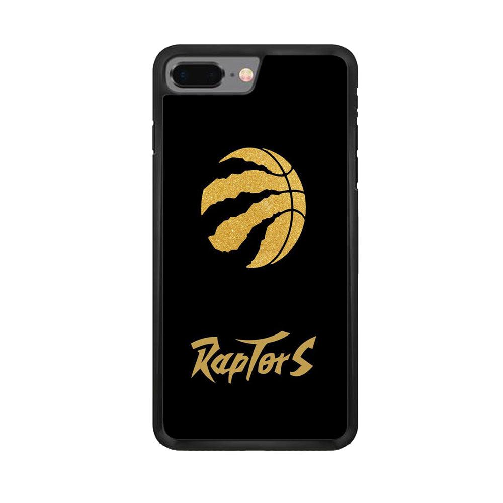 NBA Toronto Raptors Basketball 001 iPhone 7 Plus Case-Rubber / Black (2D Case)-Xtracase