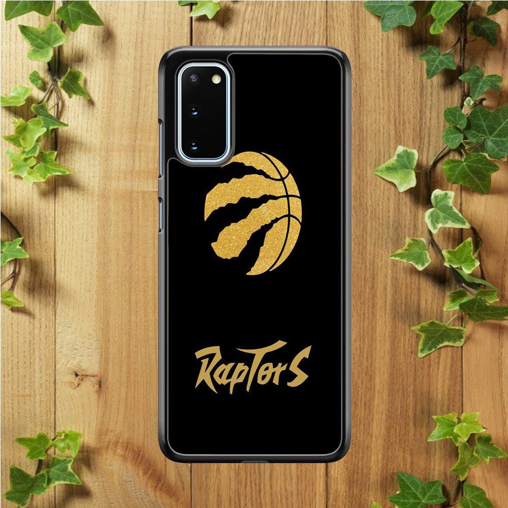 NBA Toronto Raptors Basketball 001 Samsung Galaxy S20 Case-Rubber / Black (2D Case)-Xtracase