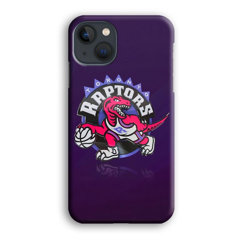 NBA Toronto Raptors Basketball 002 iPhone 13 Case-Plastic / Full Wrap (3D Case)-Xtracase