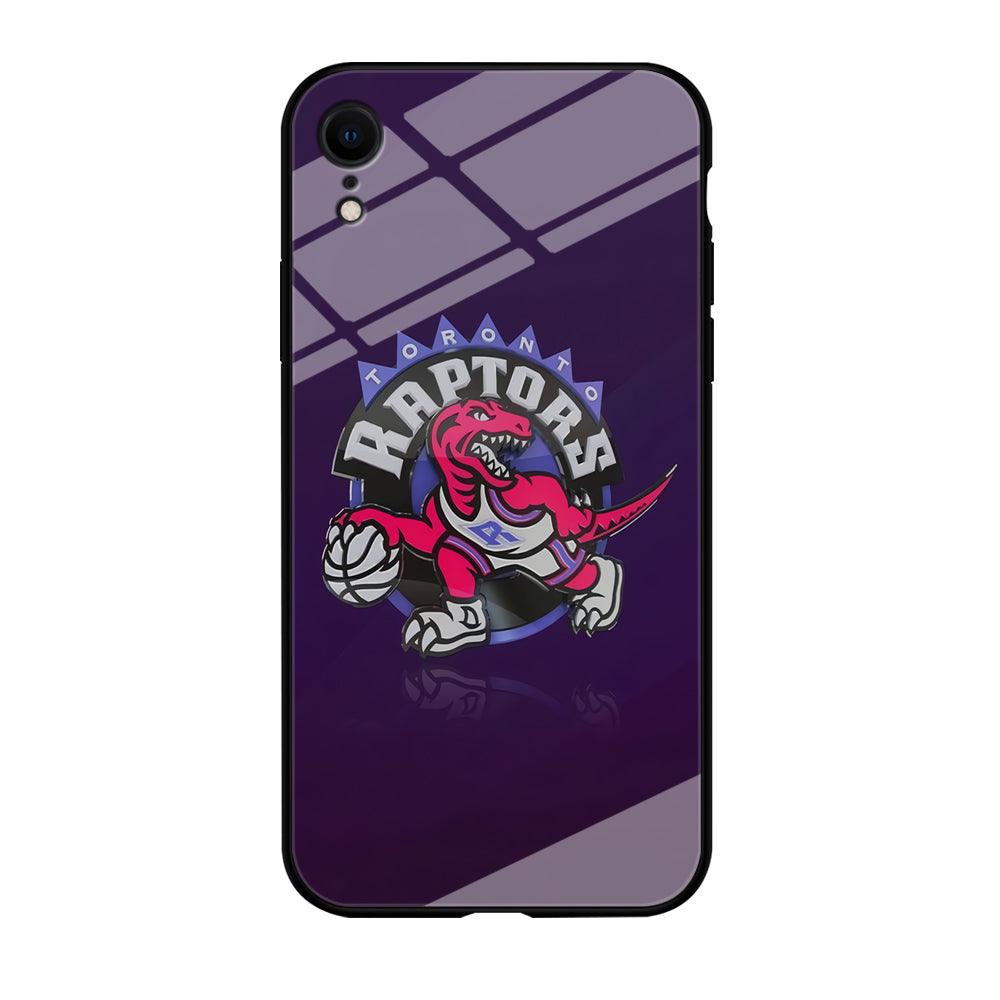 NBA Toronto Raptors Basketball 002 iPhone XR Case-Tempered Glass Case-Xtracase