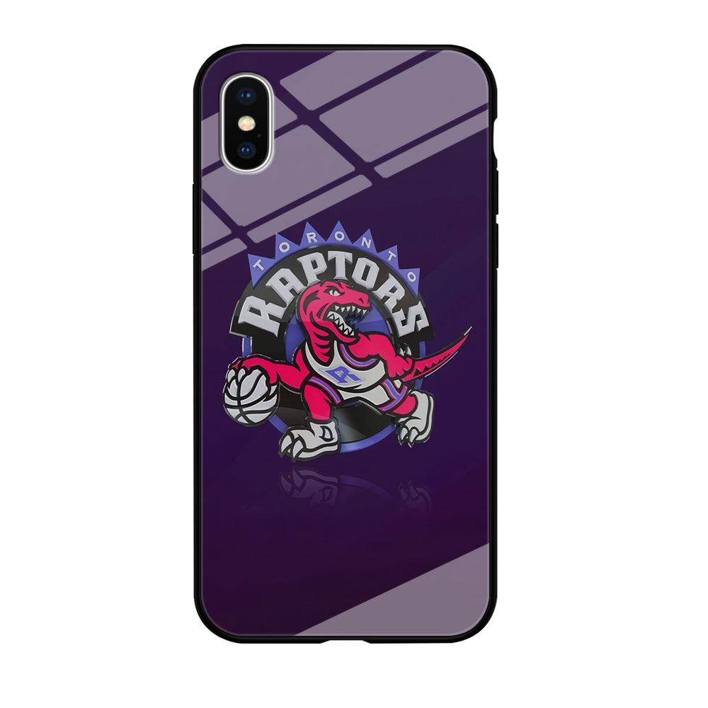 NBA Toronto Raptors Basketball 002 iPhone Xs Max Case-Tempered Glass Case-Xtracase