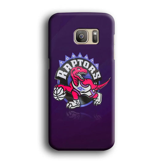 NBA Toronto Raptors Basketball 002 Samsung Galaxy S7 Edge Case-Plastic / Full Wrap (3D Case)-Xtracase