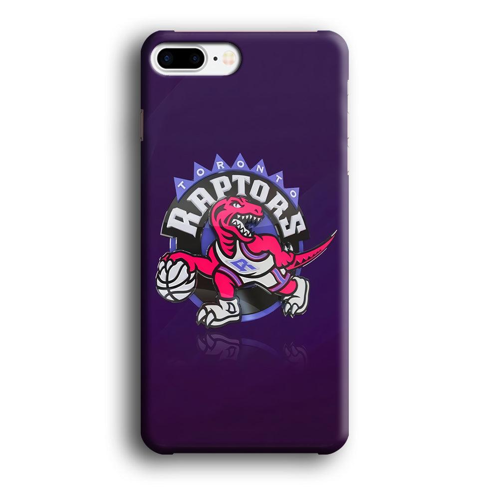 NBA Toronto Raptors Basketball 002 iPhone 8 Plus Case-Plastic / Full Wrap (3D Case)-Xtracase