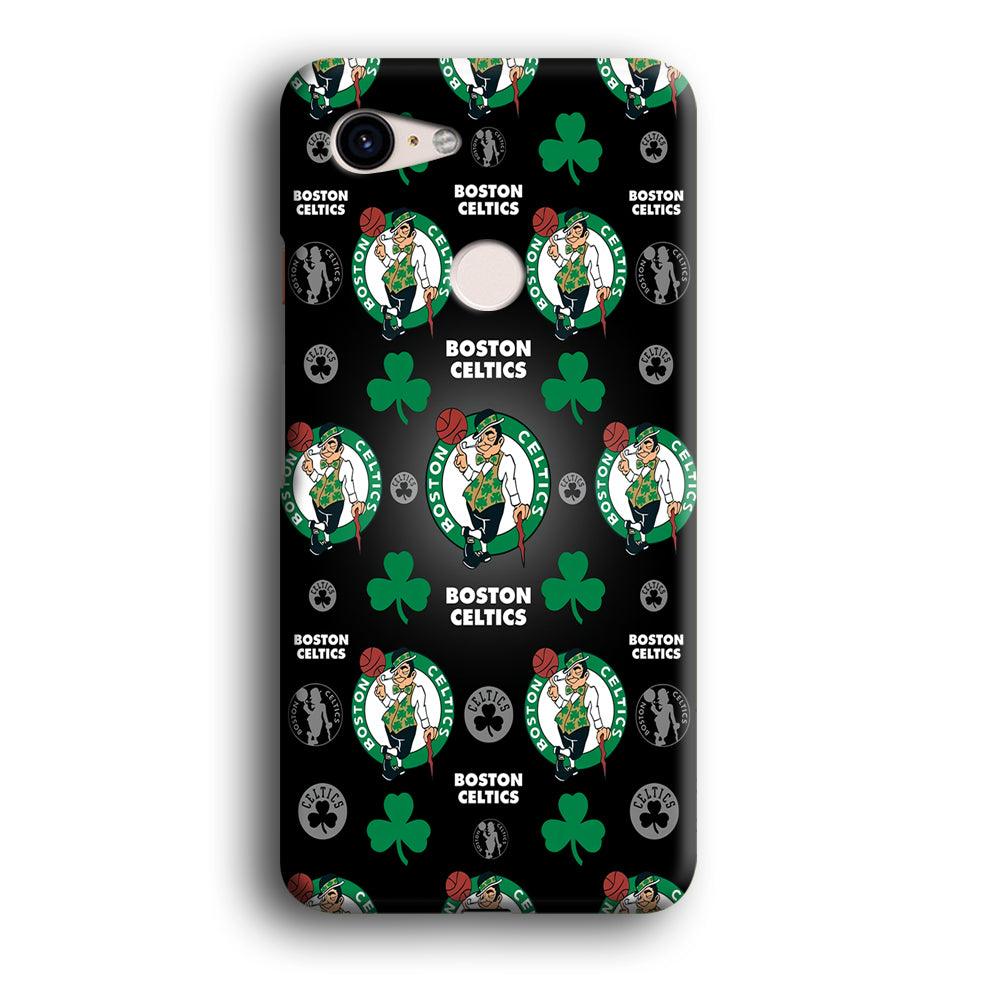 NBA Boston Celtic Basketball 001 Google Pixel 3 XL 3D Case-Xtracase