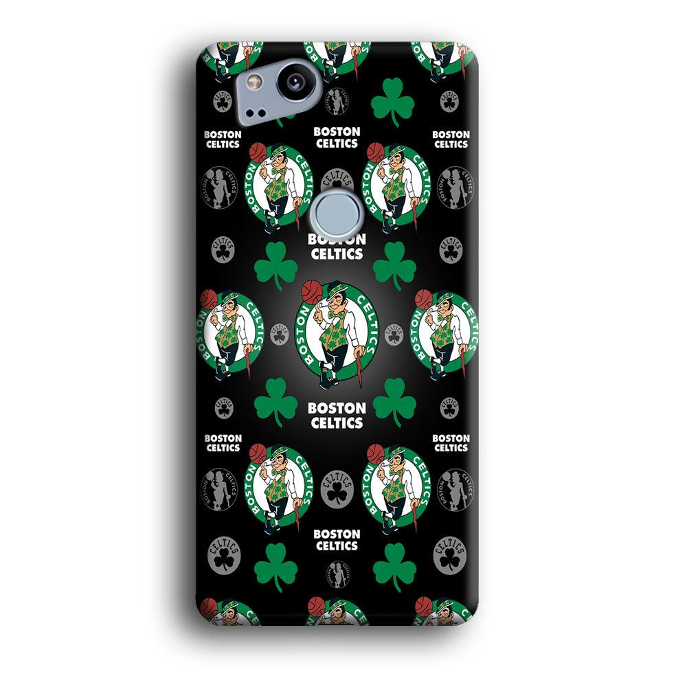 NBA Boston Celtic Basketball 001 Google Pixel 2 3D Case-Xtracase