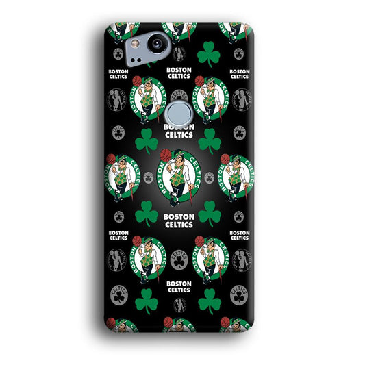 NBA Boston Celtic Basketball 001 Google Pixel 2 3D Case-Xtracase