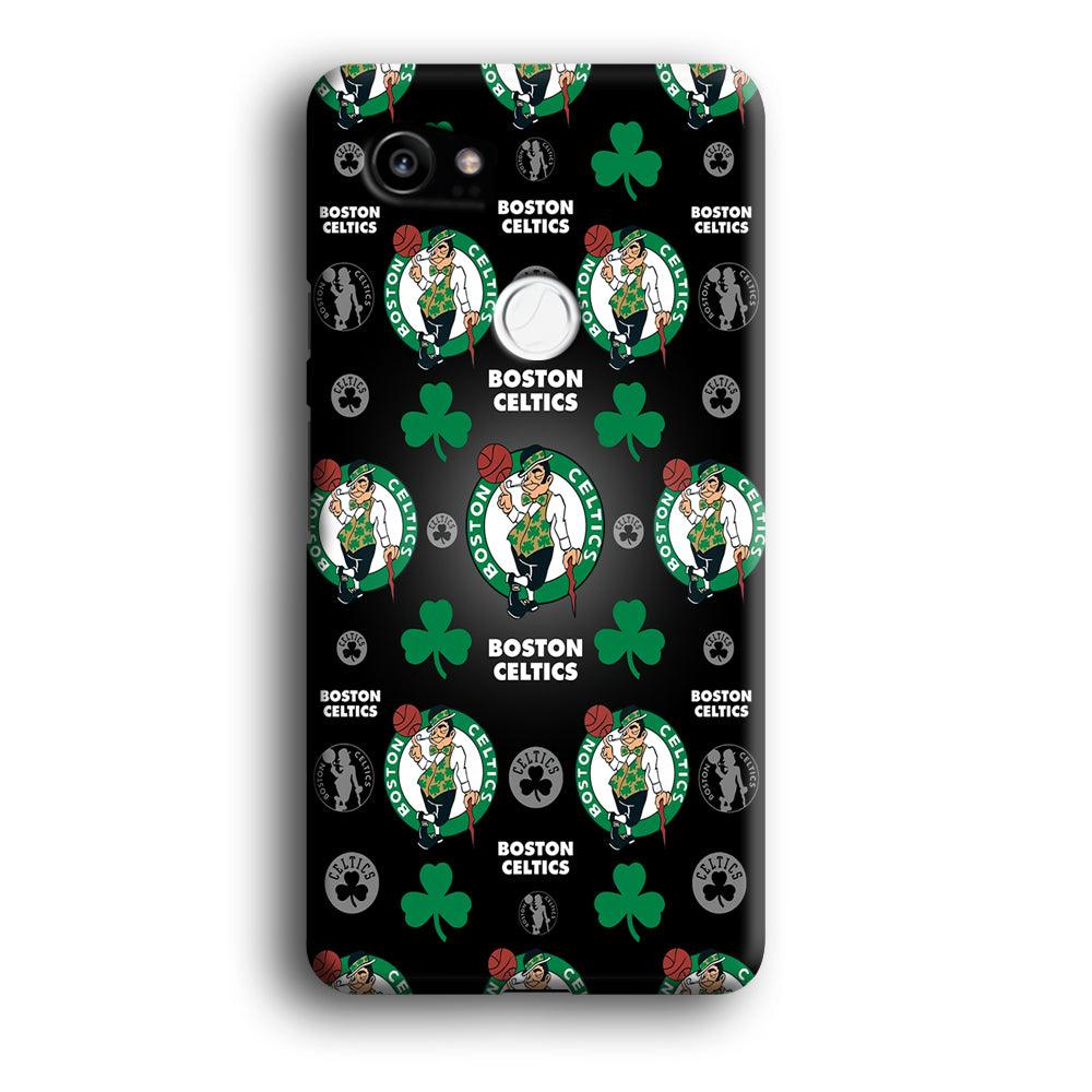 NBA Boston Celtic Basketball 001 Google Pixel 2 XL 3D Case-Xtracase