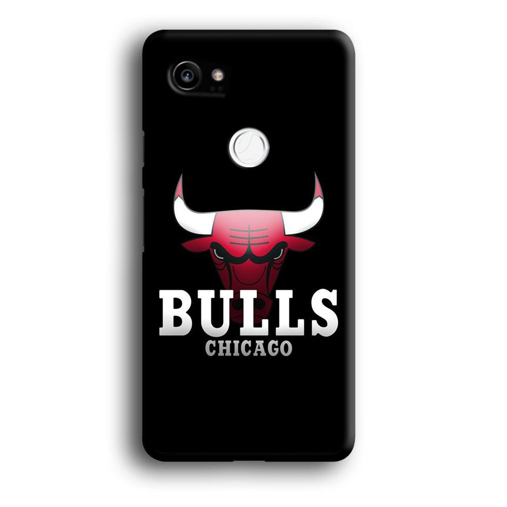 NBA Chicago Bulls Basketball 002 Google Pixel 2 XL 3D Case-Xtracase