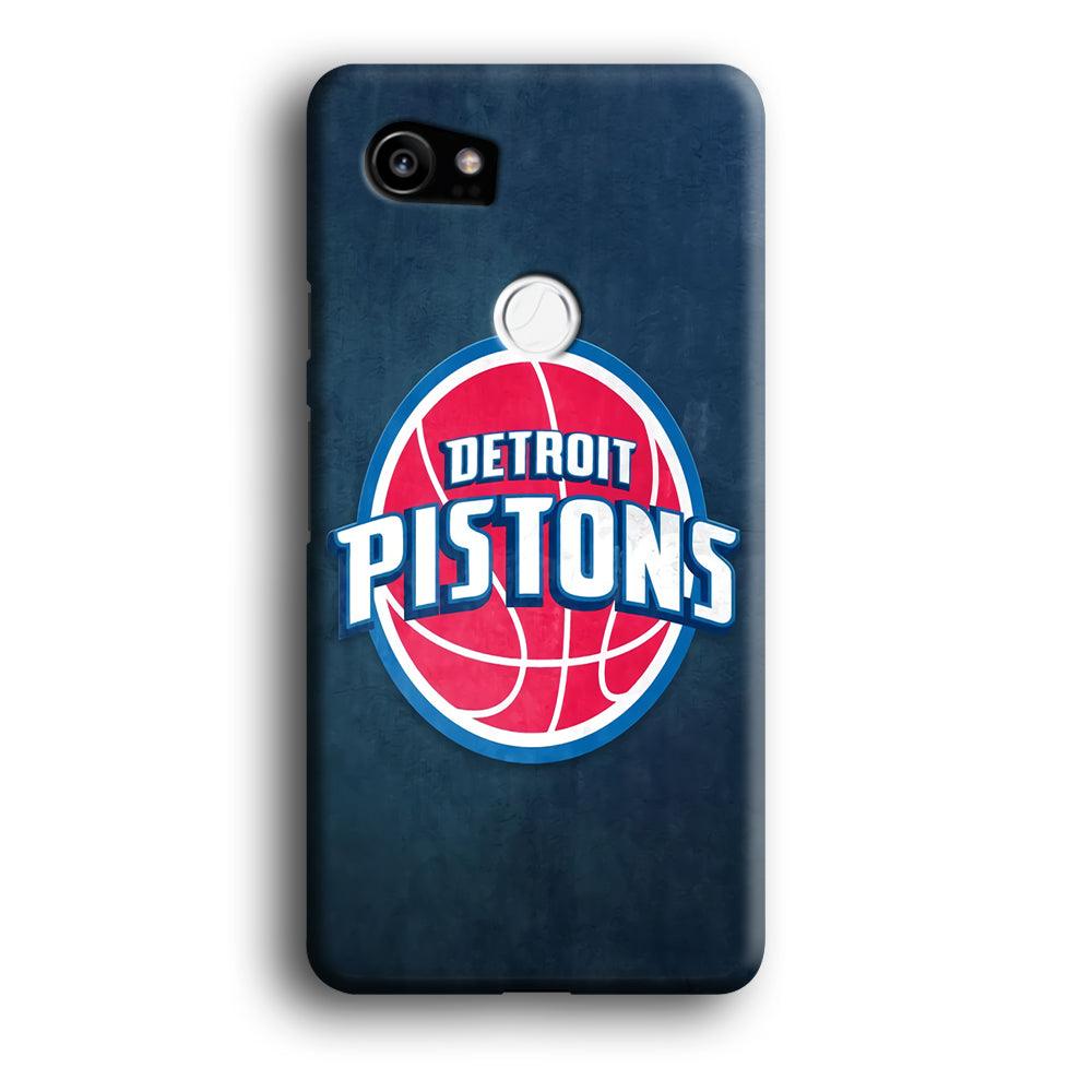 NBA Detroit Pistons Basketball 002 Google Pixel 2 XL 3D Case-Xtracase