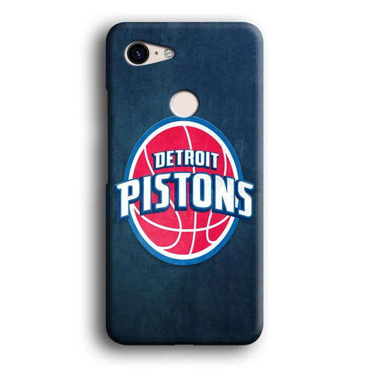NBA Detroit Pistons Basketball 002 Google Pixel 3 3D Case-Xtracase