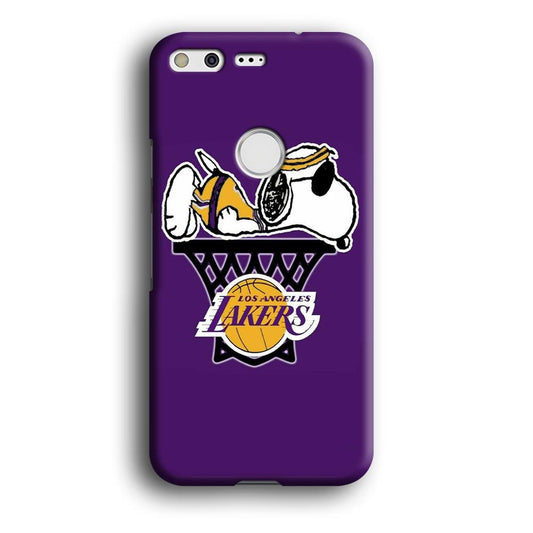 NBA Lakers Snoopy Basketball Google Pixel XL 3D Case-Xtracase