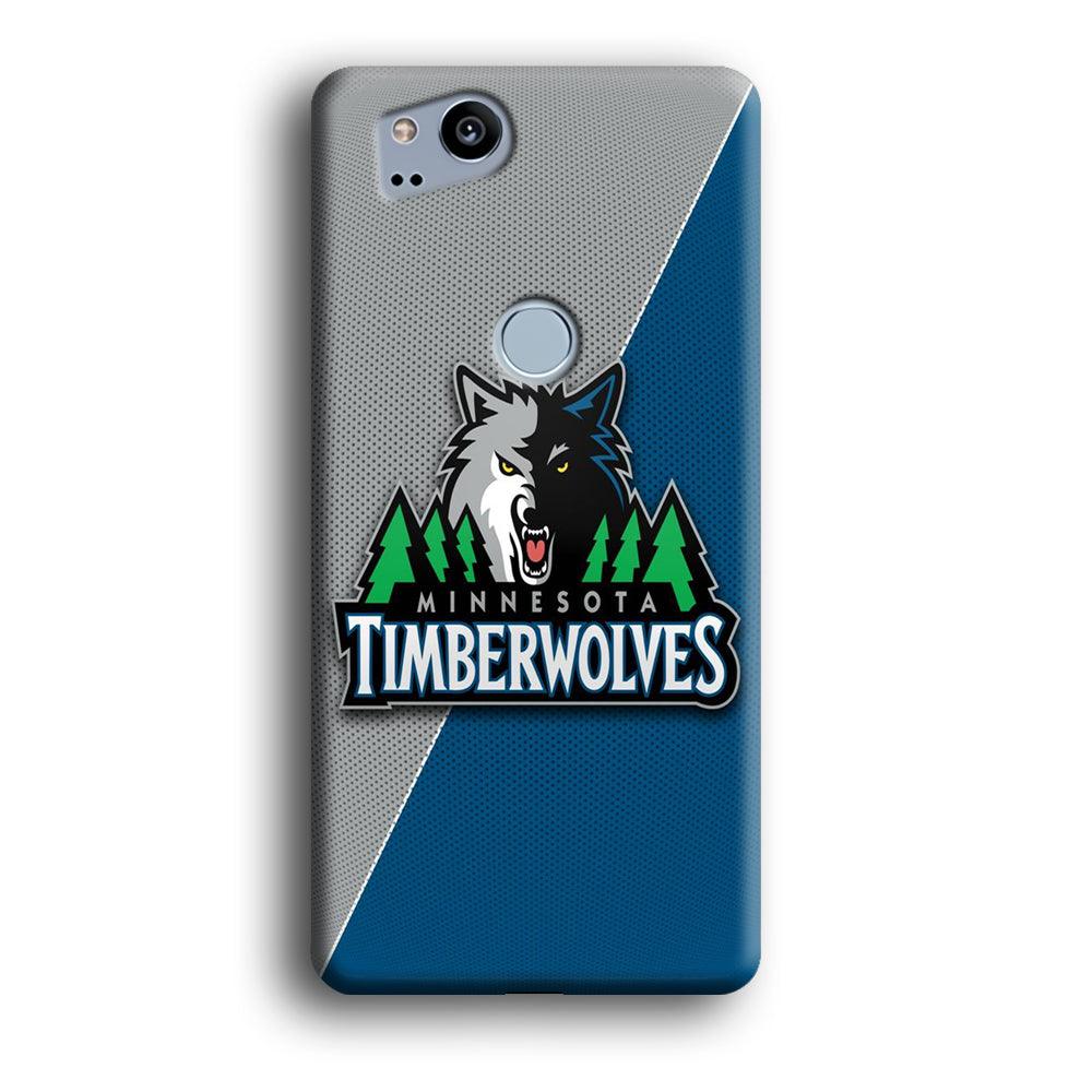 NBA Minnesota Timberwolves Basketball 001 Google Pixel 2 3D Case-Xtracase