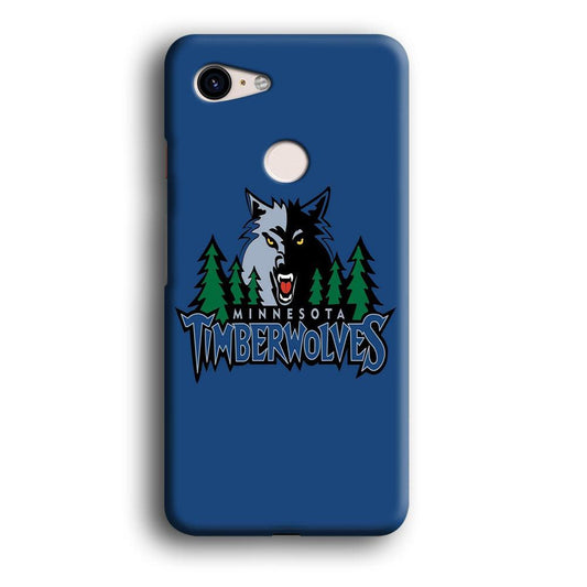 NBA Minnesota Timberwolves Basketball 002 Google Pixel 3 3D Case-Xtracase