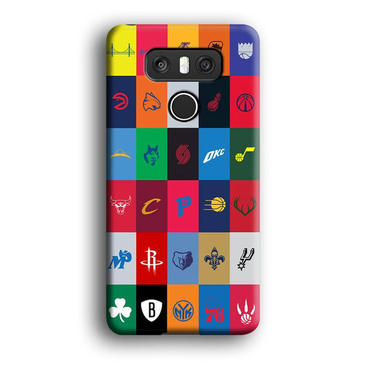 NBA Team Logos LG G6 3D Case-Xtracase